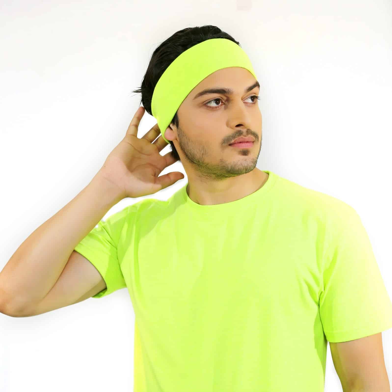 Neon Green Head Band image 5