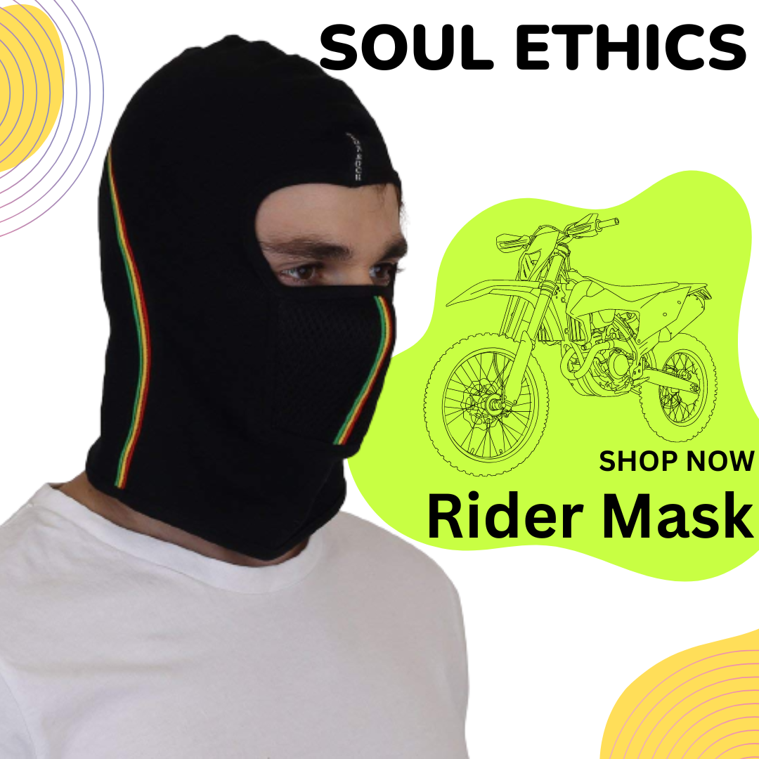 Premium Cotton Breathable,Stretchable Full Face Cover Mask for Summer, Dust, Sun Protection, Bike Riding, Helmet Cap and All Other Outdoor Activity (Black) (Full Cotton Face Mask) image 1