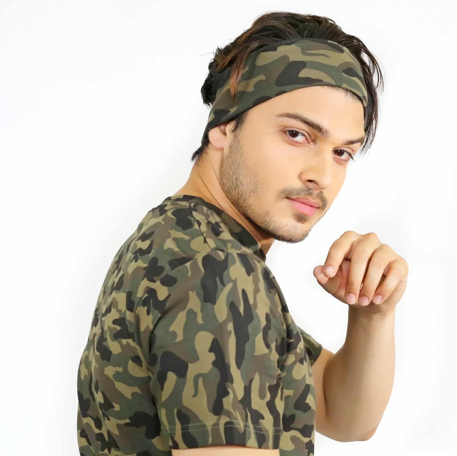 Green Military Head Band image 5