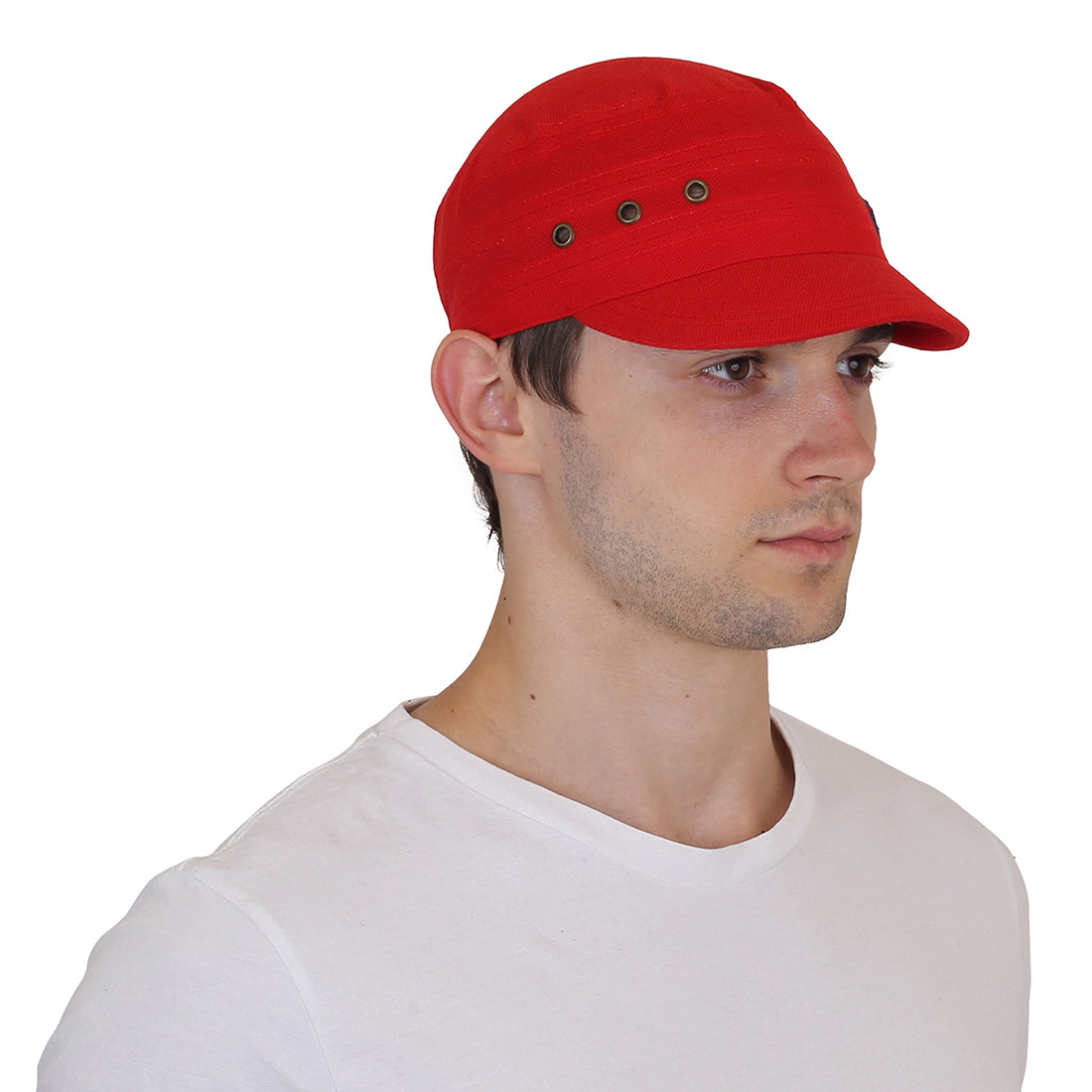 Men and Women Foldable Cotton Pocket Cap for All Sports and Outdoor Activities Red image 3