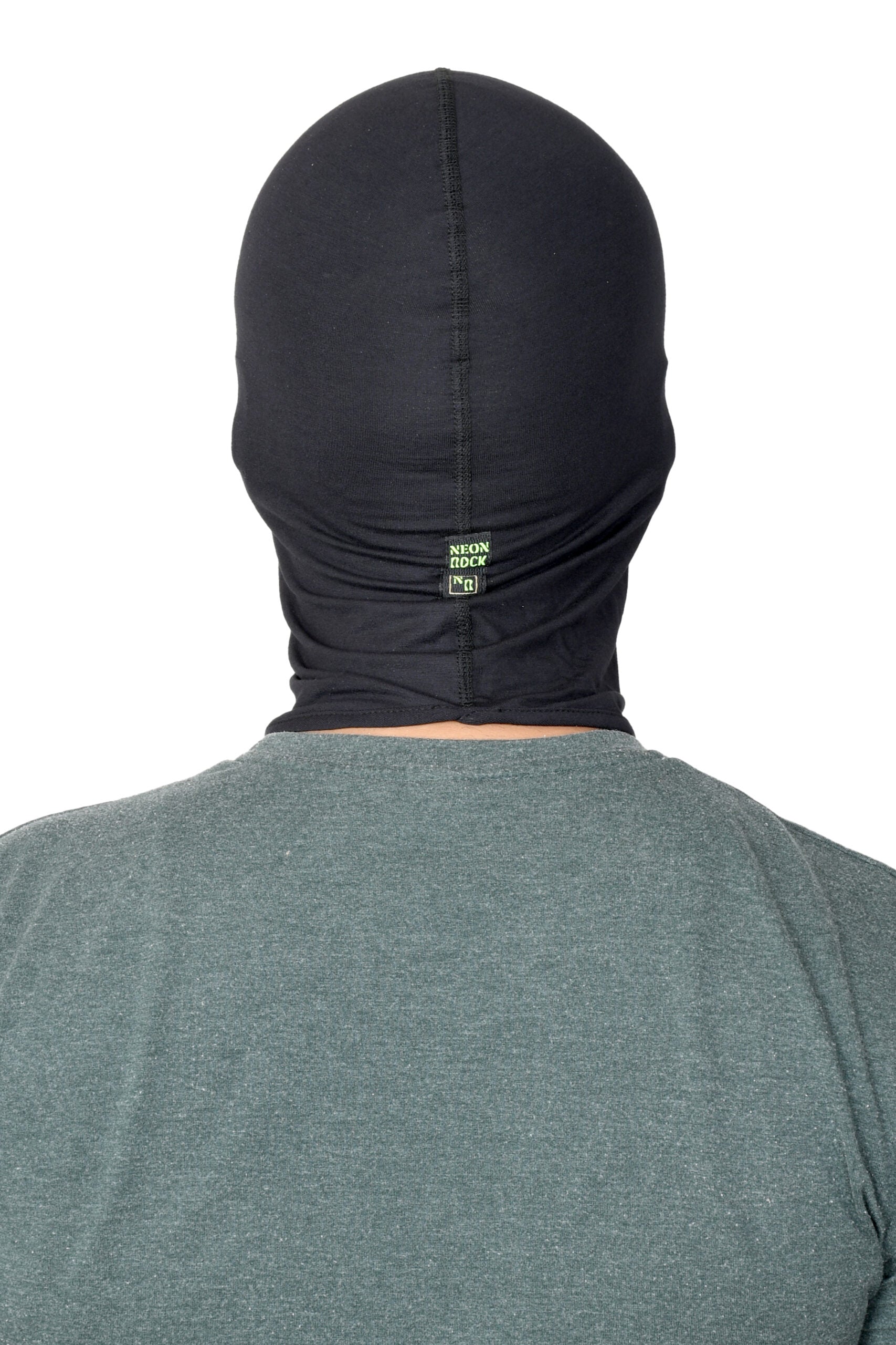 Premium Cotton Breathable,Stretchable Full Face Cover Mask for Summer, Dust, Sun Protection, Bike Riding, Helmet Cap and All Other Outdoor Activity (Black) (Summer Plain Full Mask) image 1