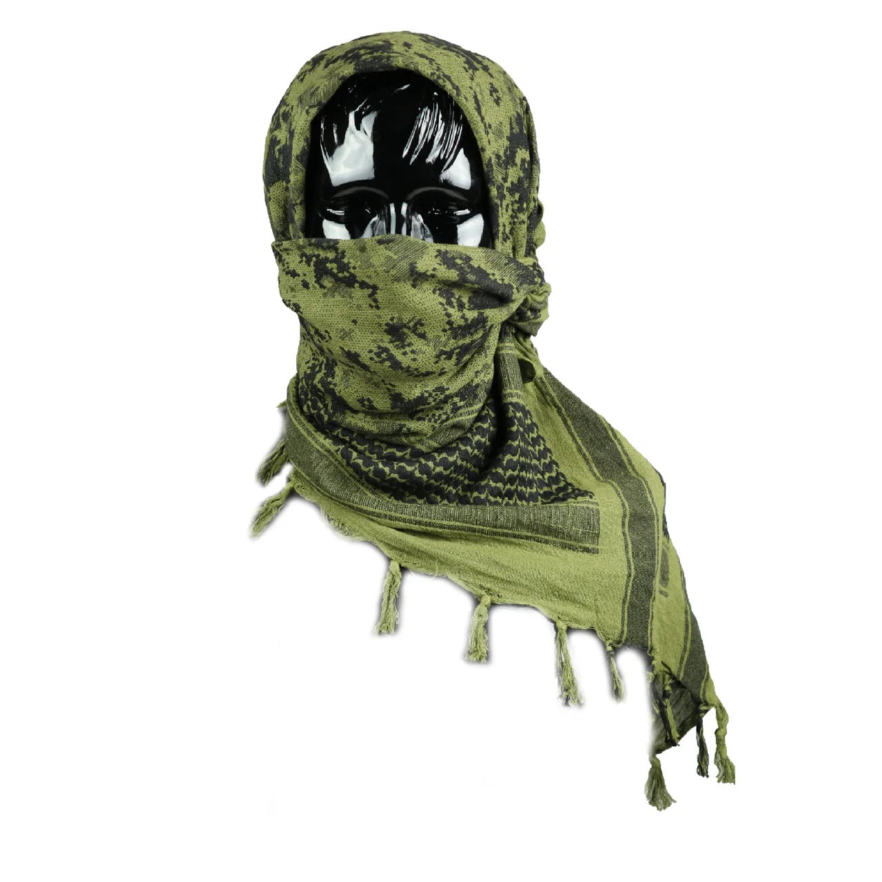 SOUL eTHICS Tactical Shemagh - Olive Green - Digital Camo Pattern image 0