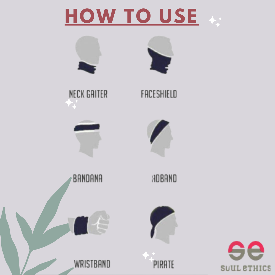 Cotton Head Wrap Bandana, 9 in 1 Bandana, Helmet Cap, Hair Band, Face Mask for Riding Bikes, Suitable for Both Men and Women, Free Size (Pack of 1) Light Grey image 7