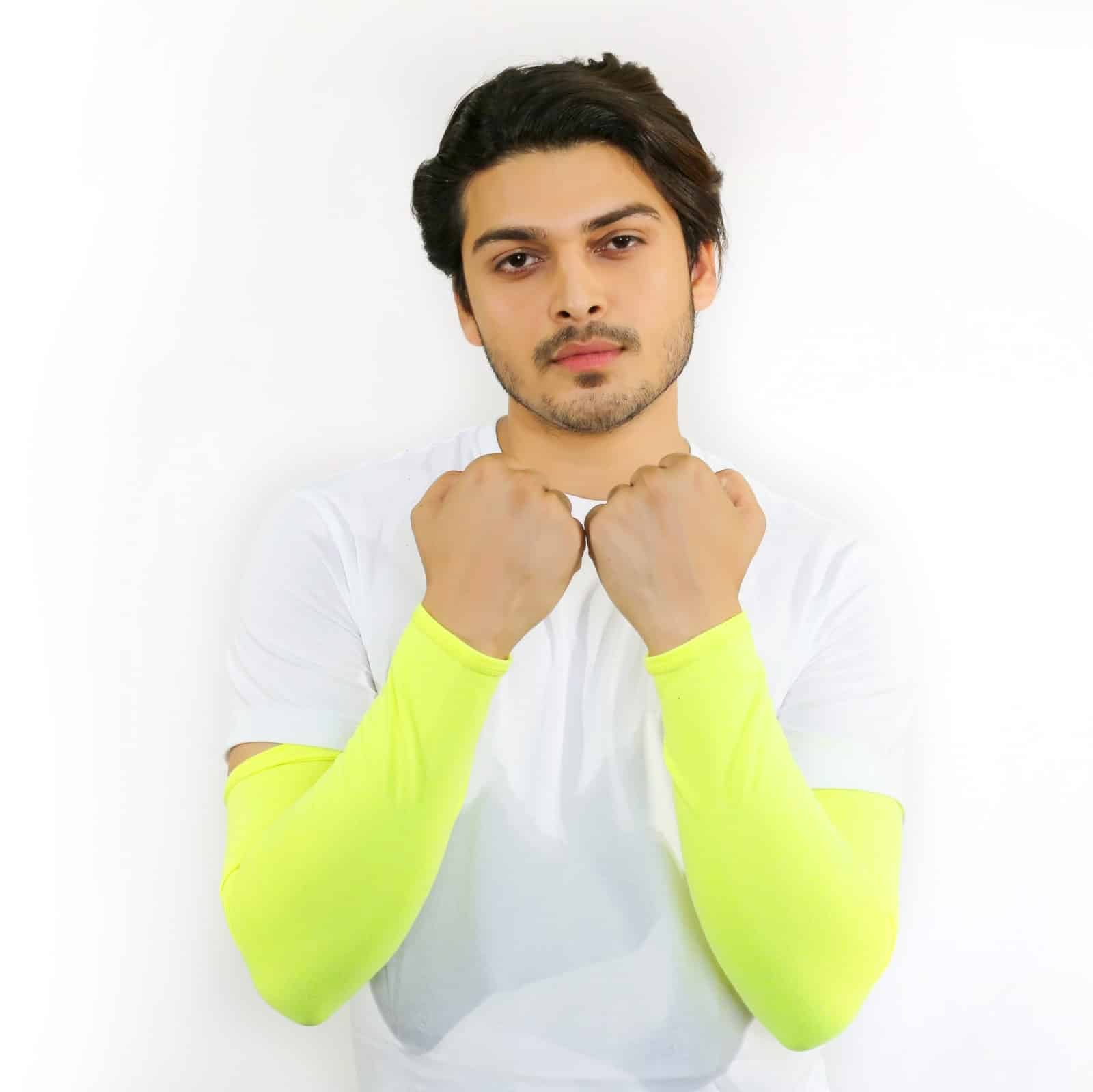 Lemon Yellow Hand-Sleeves image 1