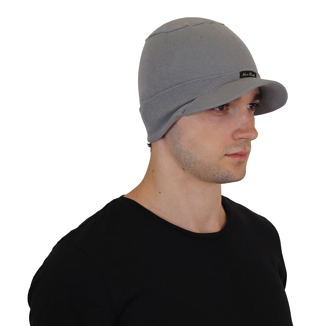 Unisex Cotton Skull Cap Grey image 1