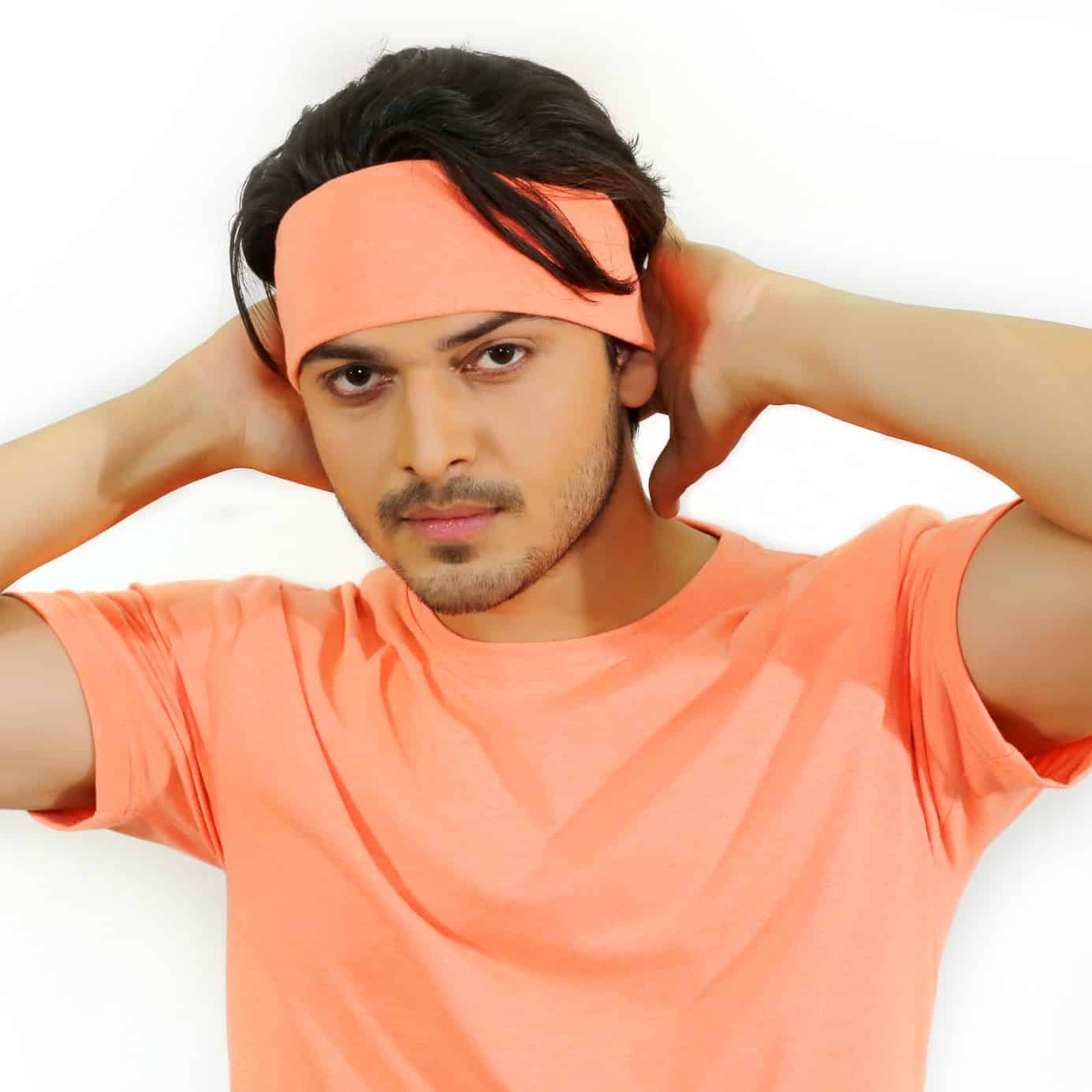 Tangy Peach Head Band image 2