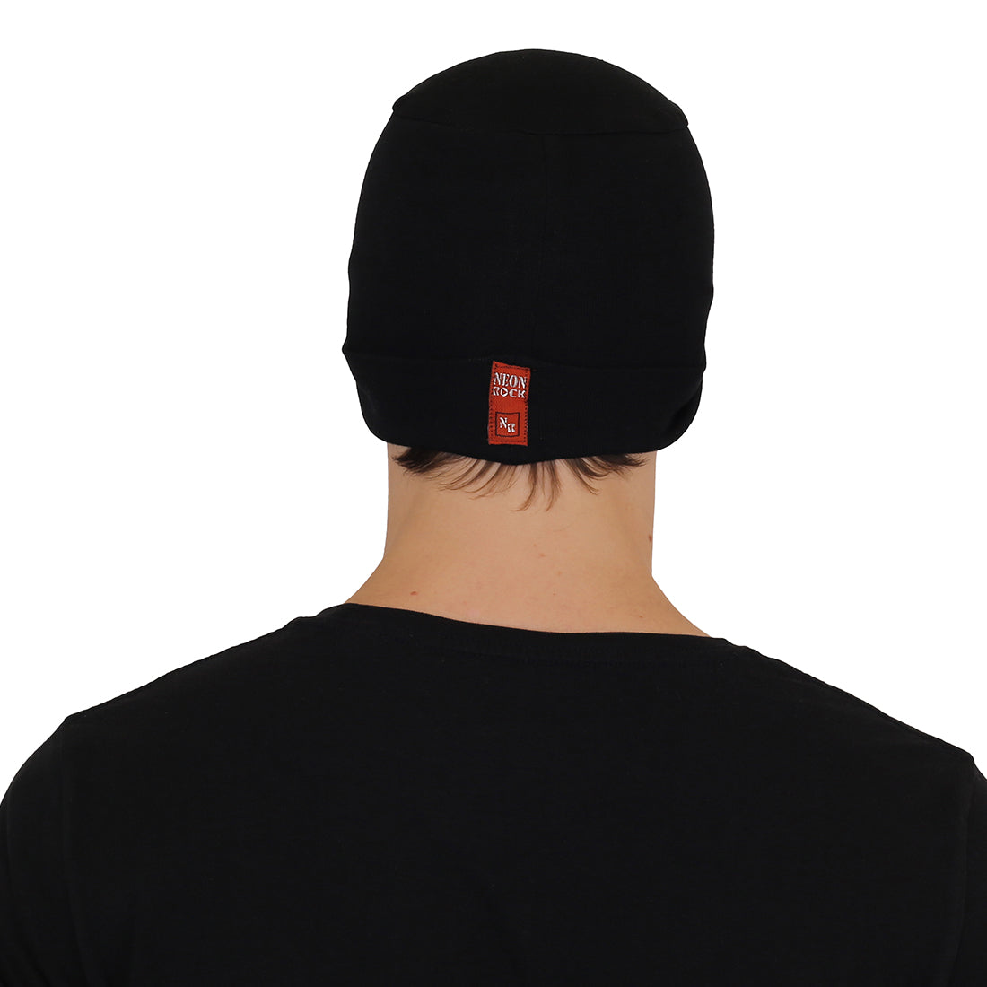 Unisex Cotton Skull Cap Black image 2
