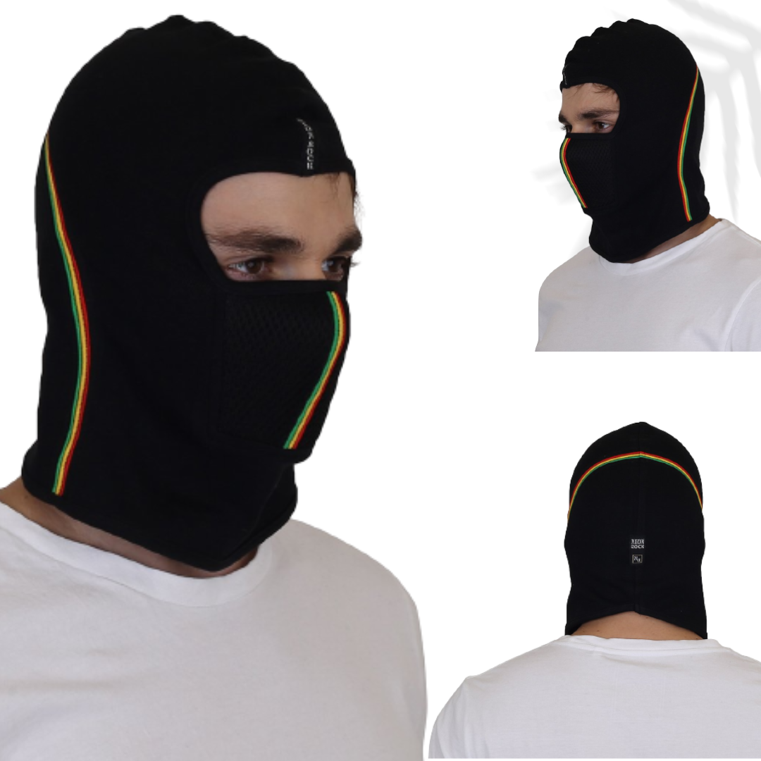 Premium Cotton Breathable,Stretchable Full Face Cover Mask for Summer, Dust, Sun Protection, Bike Riding, Helmet Cap and All Other Outdoor Activity (Black) (Full Cotton Face Mask) image 0