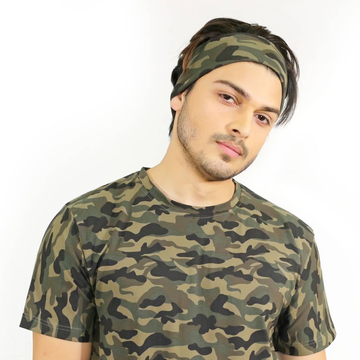 Green Military Head Band image 1