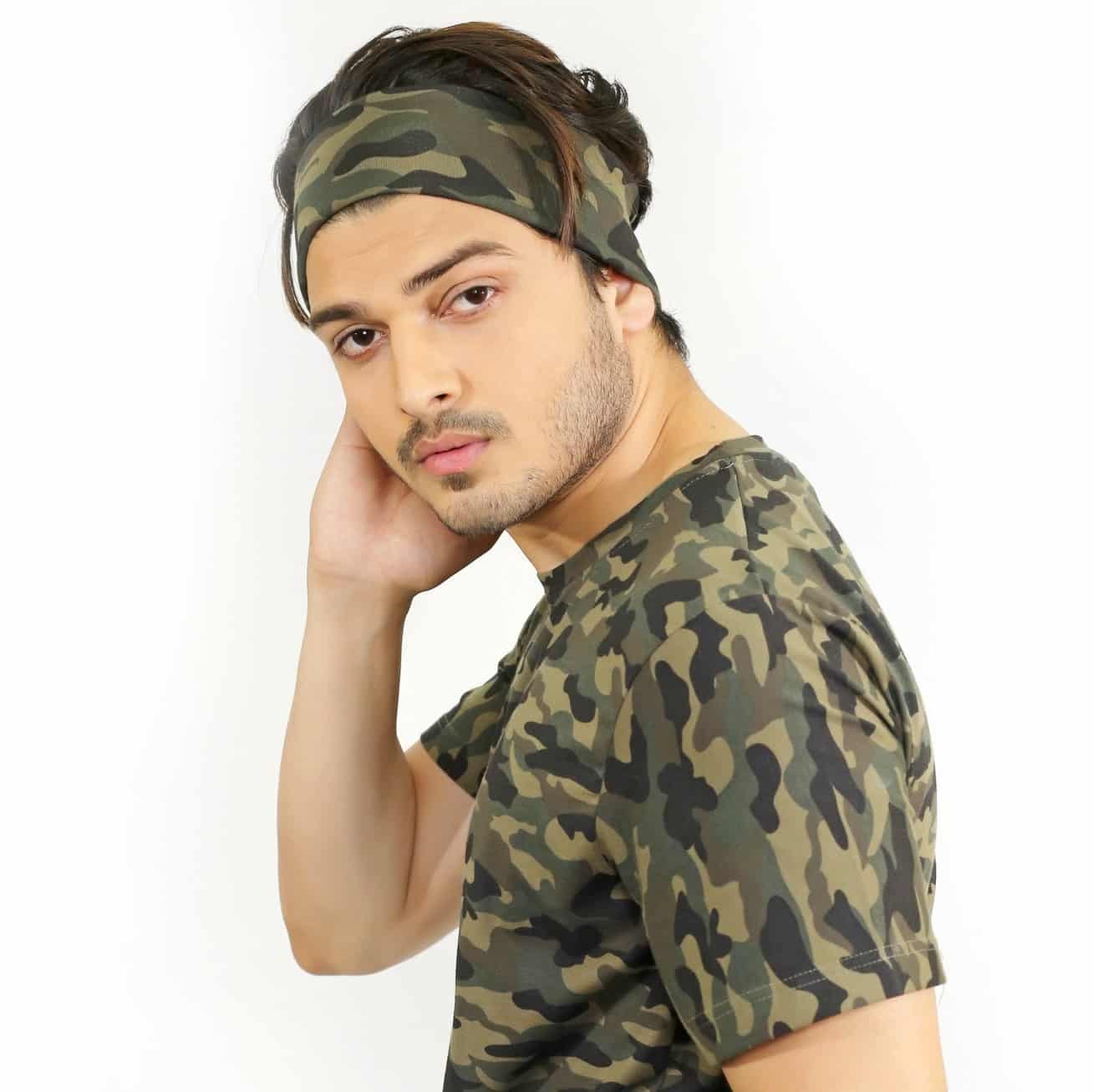 Green Military Head Band image 6