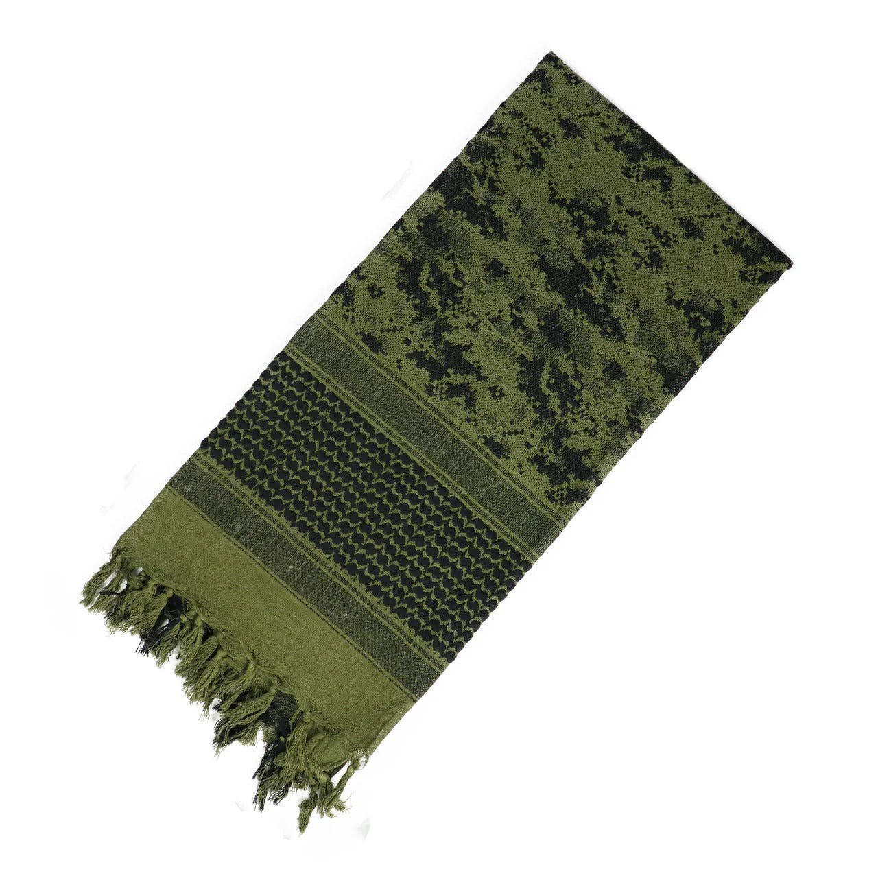 SOUL eTHICS Tactical Shemagh - Olive Green - Digital Camo Pattern image 1