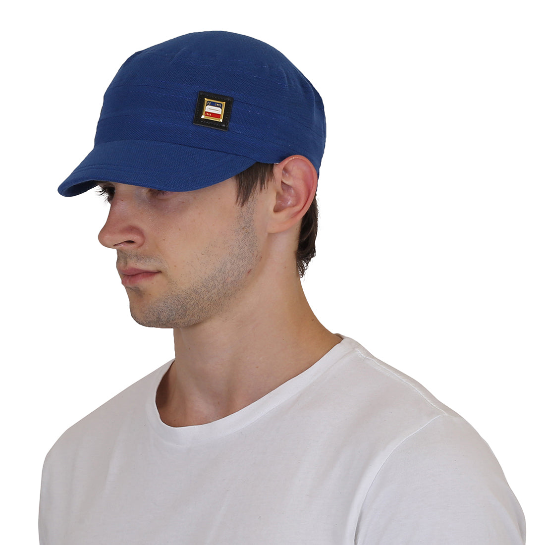 Men and Women Foldable Cotton Pocket Cap for All Sports and Outdoor Activities Blue image 2