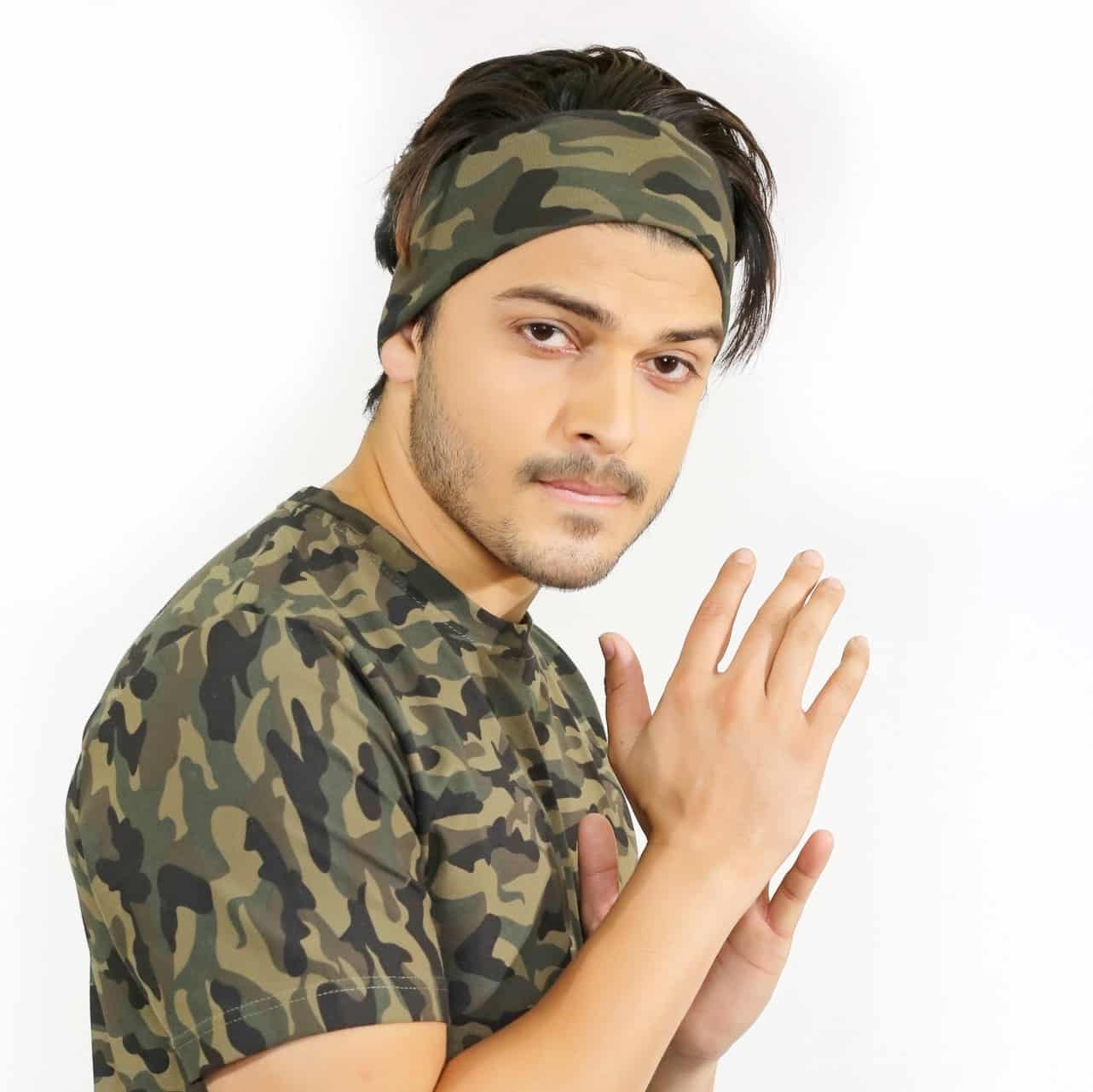 Green Military Head Band image 0