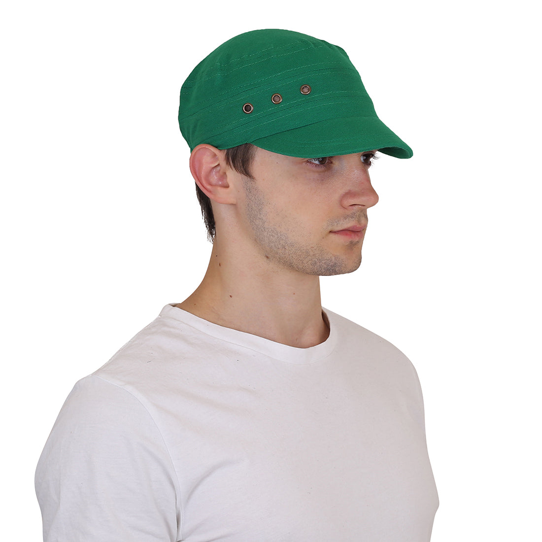 Men and Women Foldable Cotton Pocket Cap for All Sports and Outdoor Activities Green image 2