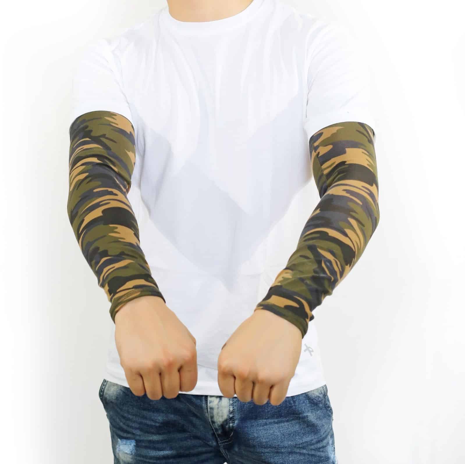 Olive Military Hand-Sleeves image 4