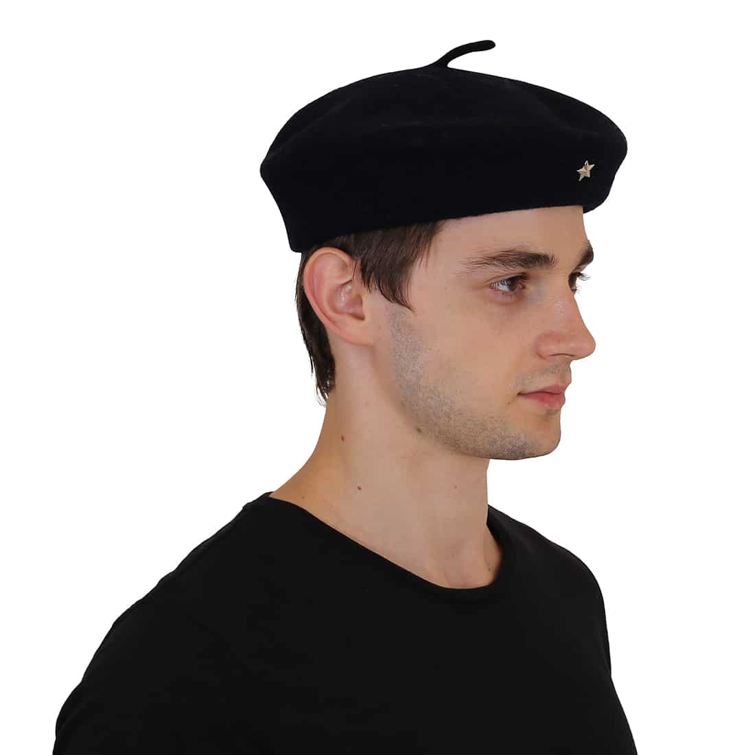 Beret Cap Black image 2