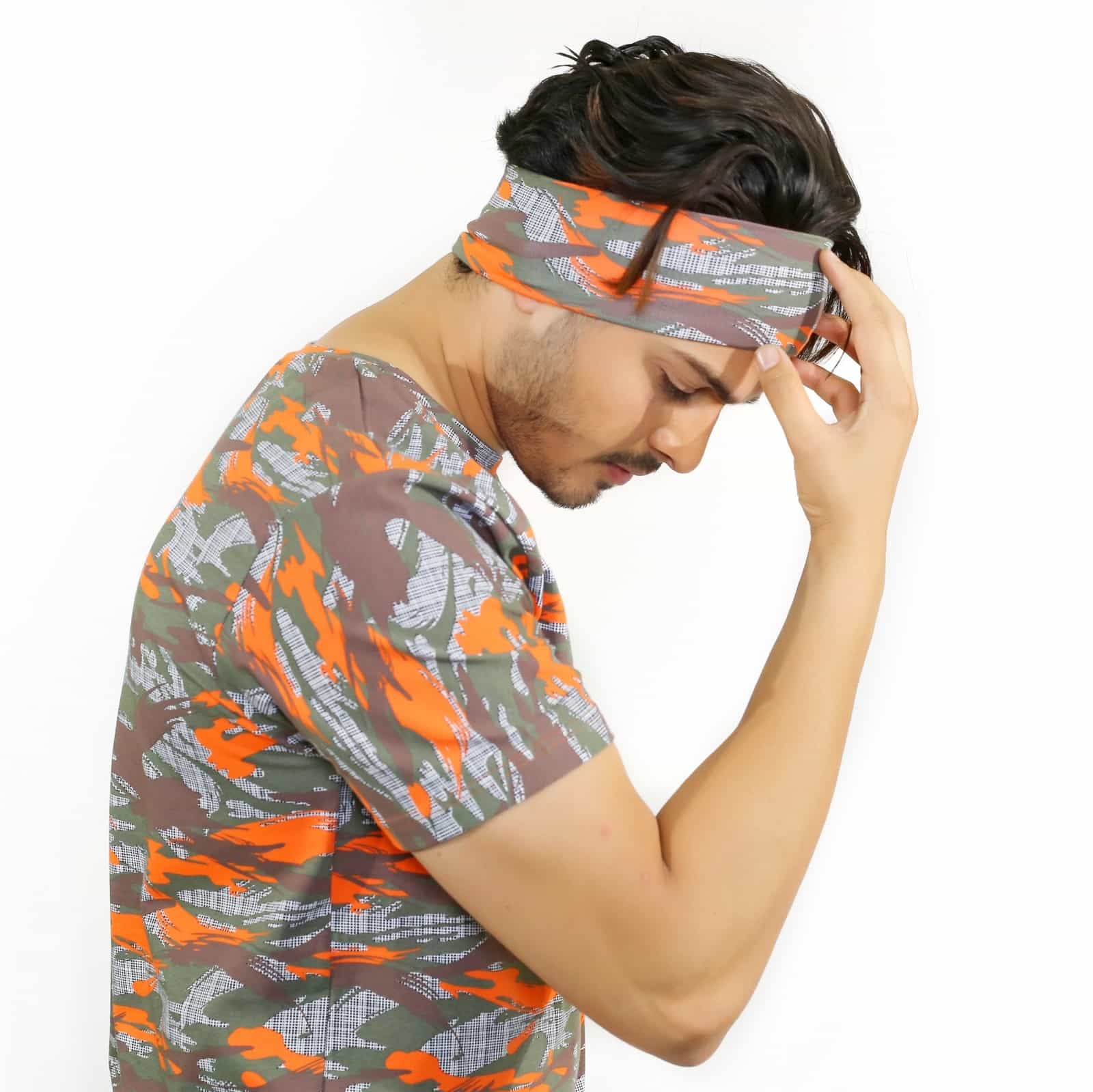 Orange Military Head Band image 5