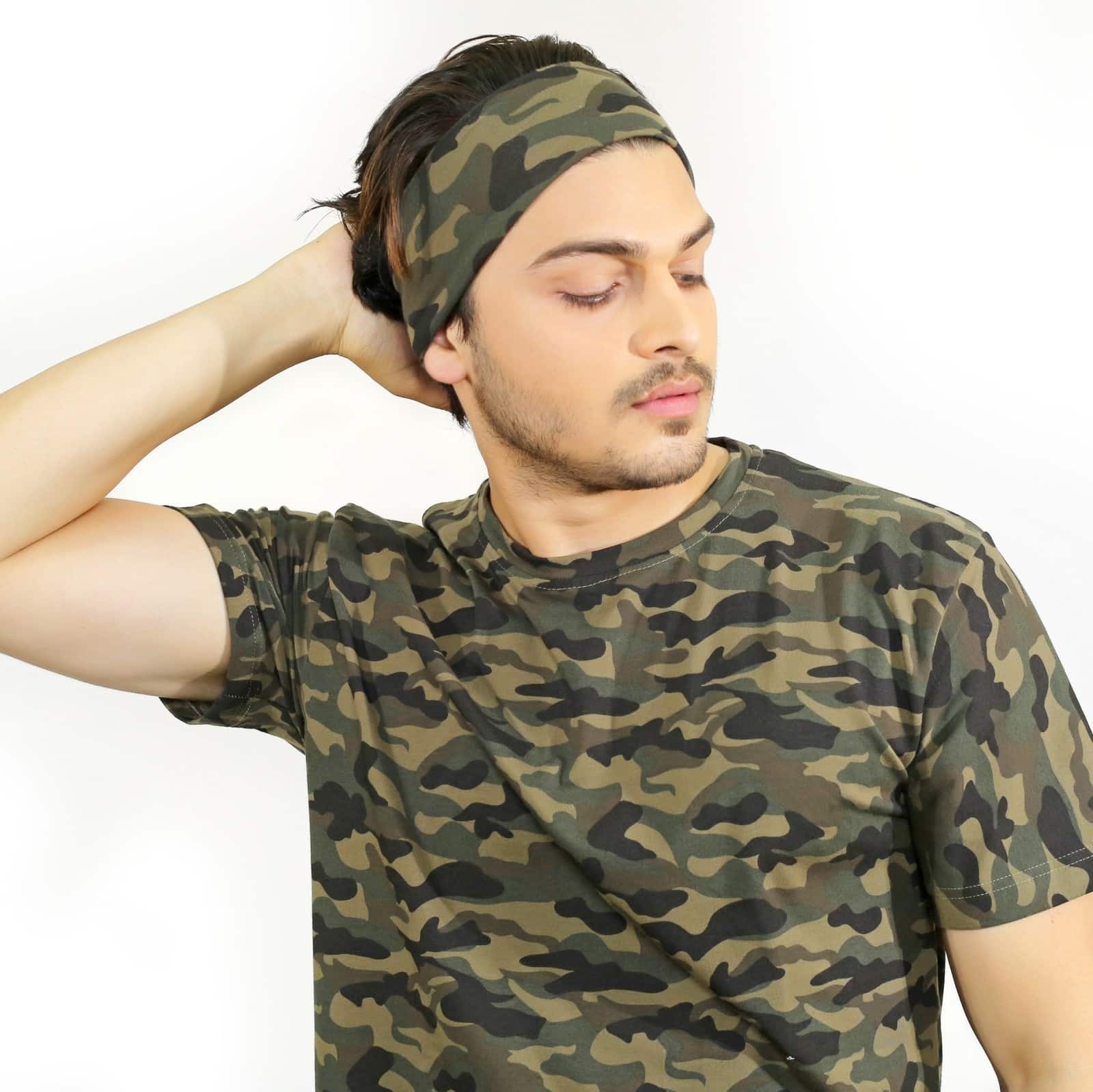 Green Military Head Band image 3