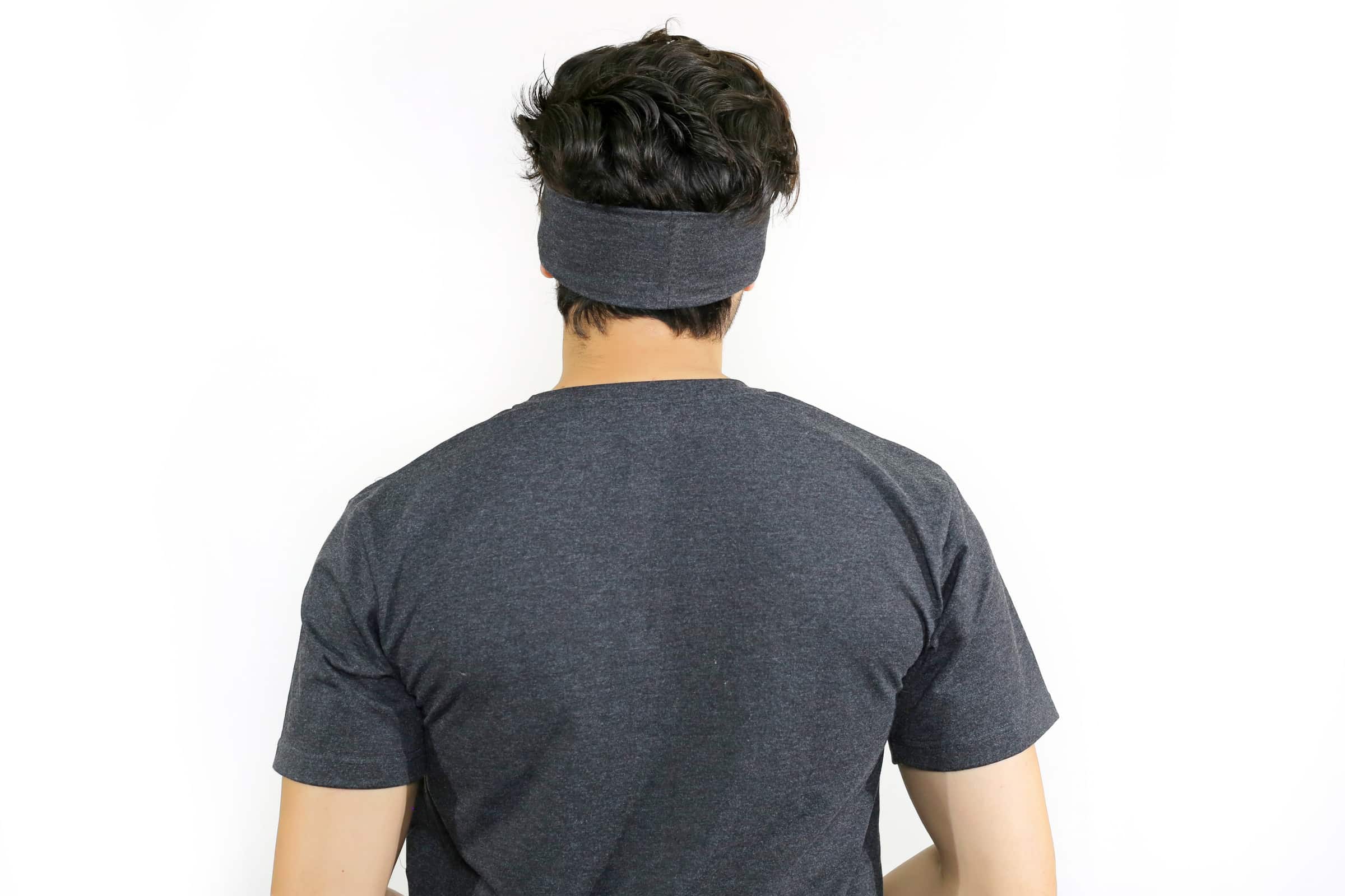 Charcoal Grey Head Band image 3