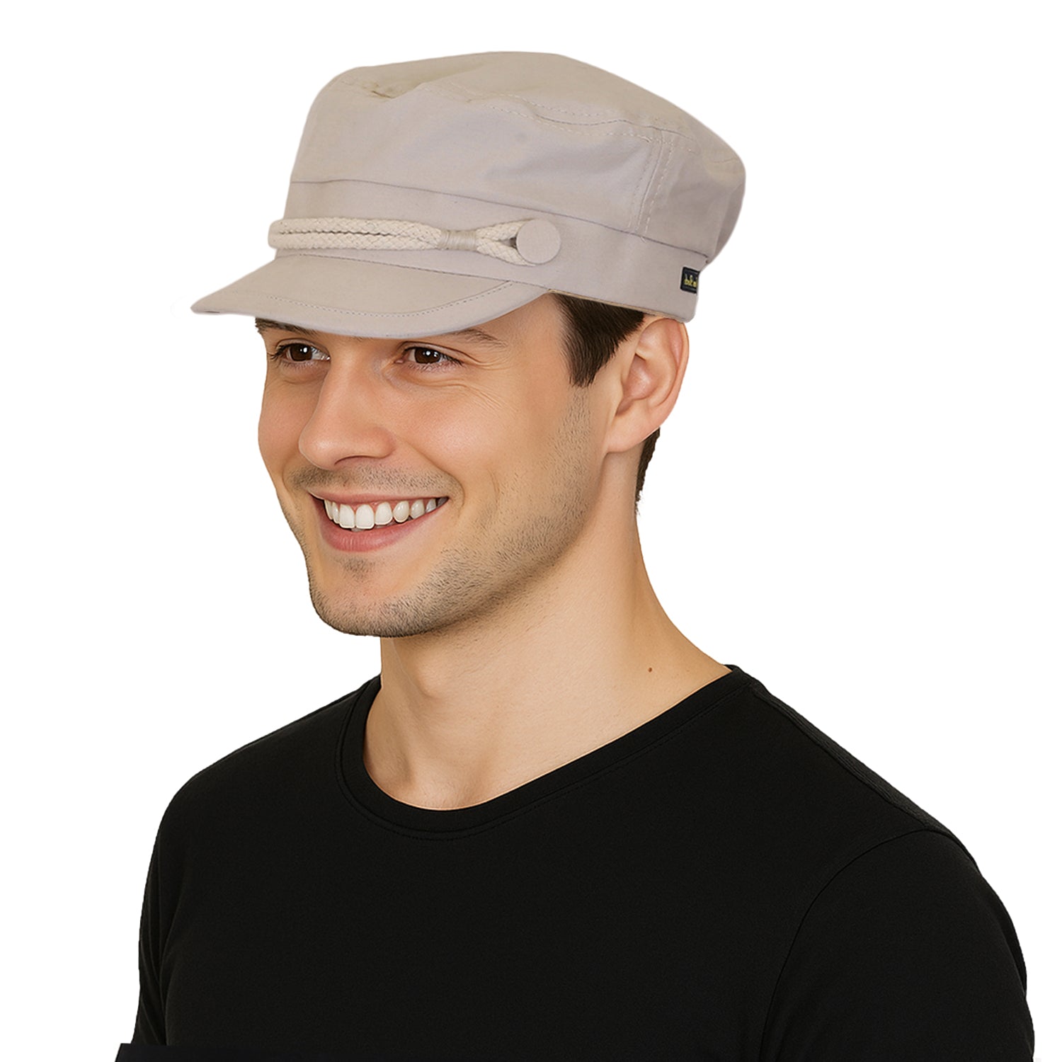 Stylish Dori Cap Stylish Premium Cotton Hat Cap for Summer, Winter, Spring, Autumn and All Activities, Freesize Pack of 1 Off-White image 0