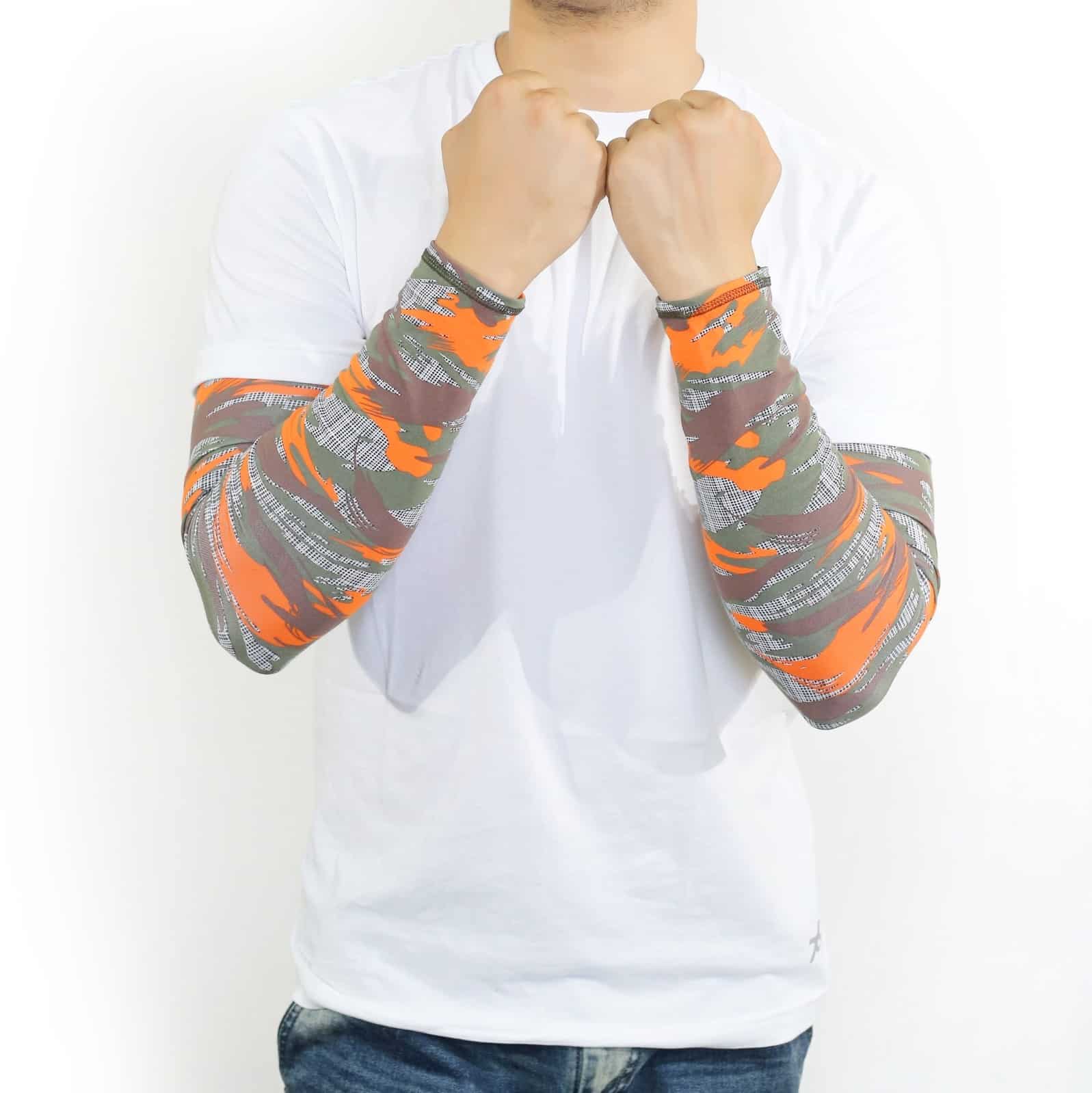 Tangy Orange Hand-Sleeves image 1