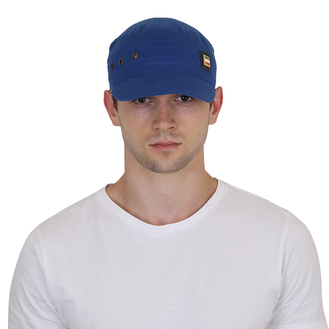 Men and Women Foldable Cotton Pocket Cap for All Sports and Outdoor Activities Blue image 0