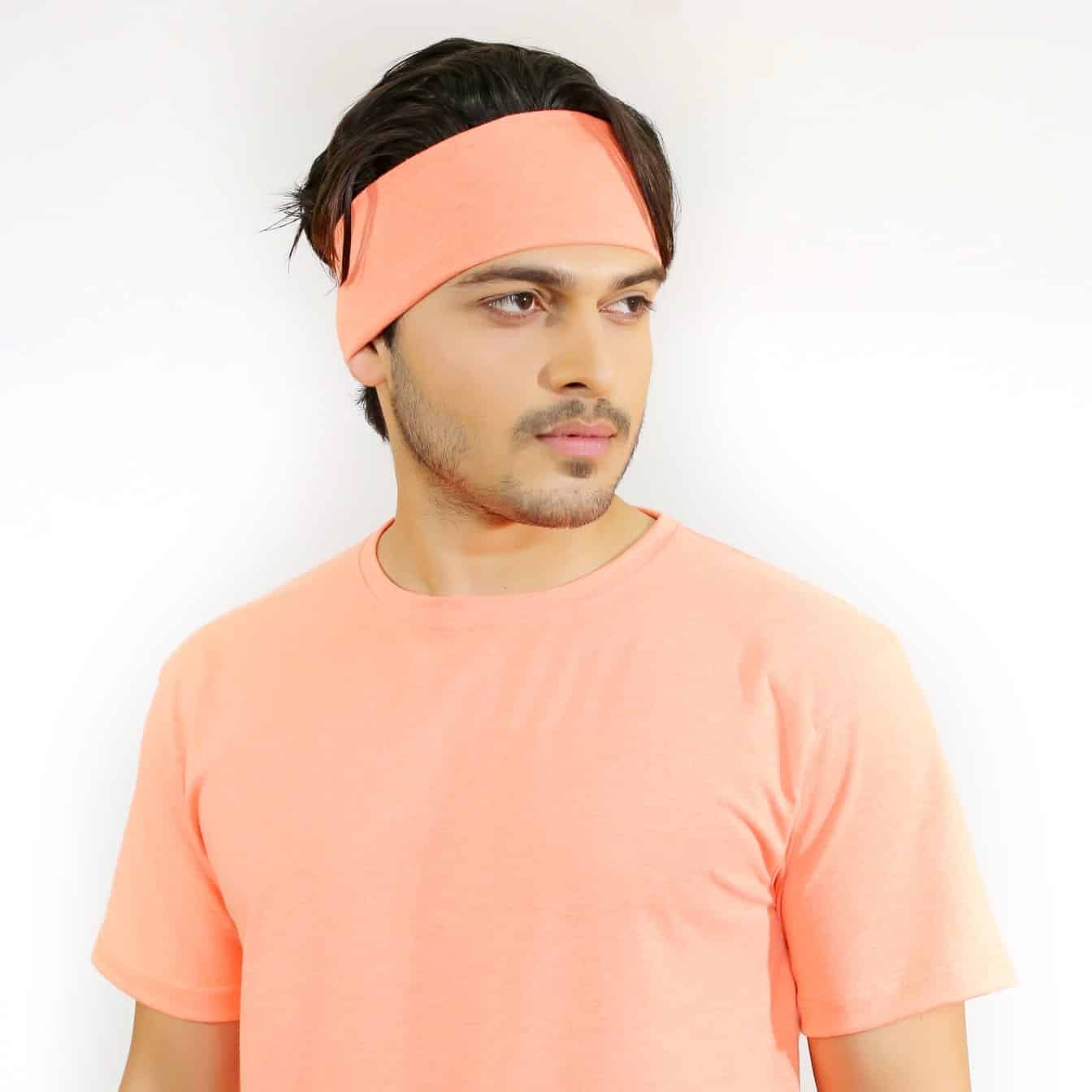 Tangy Peach Head Band image 3